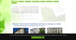 Desktop Screenshot of plandata-goerlitz.de