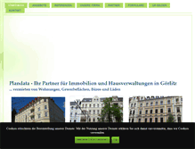 Tablet Screenshot of plandata-goerlitz.de